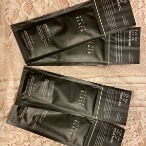 Monat Black shampoo conditioner samples